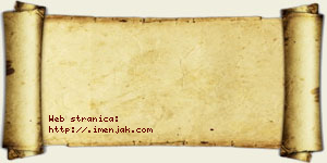 Nina Bjeletić vizit kartica